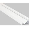 ledomec LED hoekprofiel 1m C14 aluminium wit voor LED strips incl. afdekking slide melkachtig, voor LED strips tot max. 14mm (wit, 2m slide melkachtig)