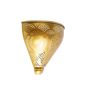 Qazqa Oosters Oosterse wandlamp goud Zayn   Woonkamer   Slaapkamer Staal Rond E14 Geschikt voor LED Max. 1 x 40 Watt