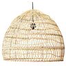 Groenovatie Rotan/Rieten Hanglamp, Handgemaakt, Gebleekt, ⌀60 cm