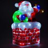 Mojawo Kerstman kerstfiguur van acryl met 96 leds, IP44, voor binnen en buiten