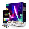 NOUS F3 20m RGB LED Strip Wifi Kerstverlichting, kerstverlichting, LED strip Alexa compatibel, Ambilight TV Tuya Smart leven 2,4 GHz