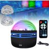 Yaepoip Aurora Dimension Light, Aurora Borealis Light Projector, Aurora Lamp, Aurora Projector, 2 In 1 Northern Lights and Ocean Wave Projector with 14 Light Effects (1pcs)