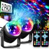 Strex Discolamp met Afstandsbediening 2 STUKS voor Kinderen en Volwassenen Feestverlichting Disco Bal Discoverlichting Disco Lamp