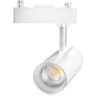 BES LED LED Railverlichting - Track Spot - Aigi - 1 Fase - 10W - Helder/Koud Wit 6500K - Rond - Wit