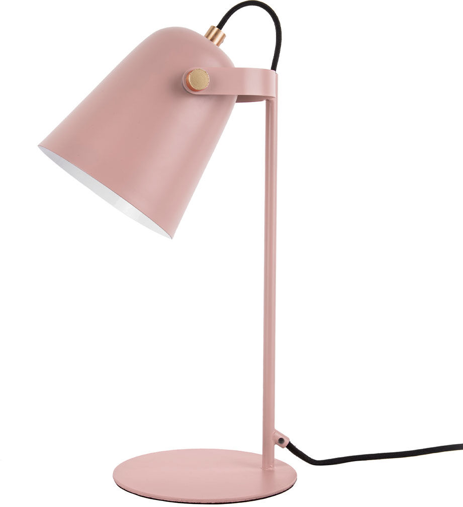 Leitmotiv Tafellampen Table lamp Steady metal matt Roze