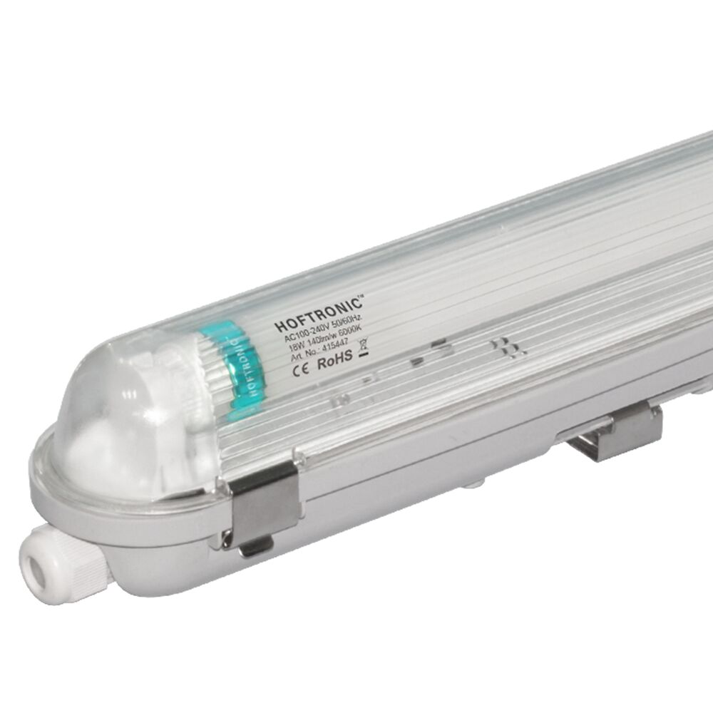 HOFTRONIC™ 25-pack LED TL armaturen 120 cm IP65 incl. 18W High Lumen LED buizen 6000K 2250lm