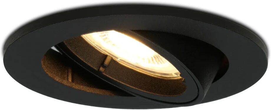 HOFTRONIC™ Dimbare LED inbouwspot Oslo 5 Watt zwart kantelbaar 2700K