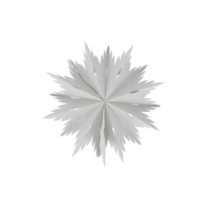 ELLIORA julestjerne, diameter 58 cm Lys grå