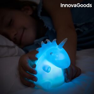 Gadgets Enhjørning Unicorn Nattlys Lampe 11cm Batteridrevet, fargeskiftende LED