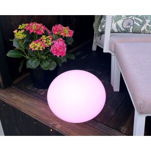 LED-lys Led lampe til terrasse og hage - Rund