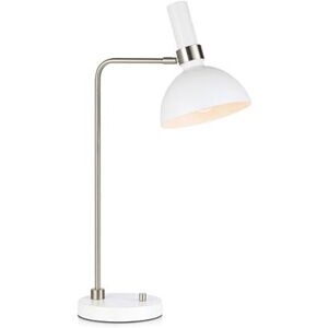 Markslöjd Larry Bordlampe Hvit/stål