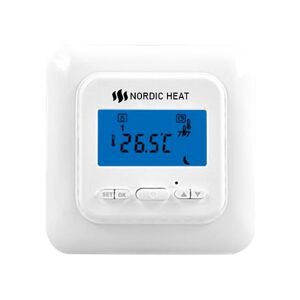 Nordic Products Termostat Nordic Heat T38 Hvit