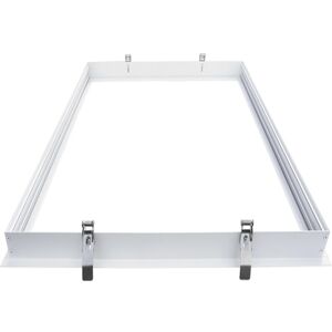 Nordic Products Hvit Ramme Innfelt For Led Panel 120x30cm Med Hurtig Montering