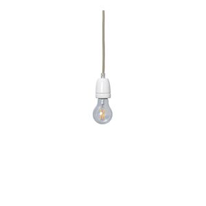 Ferm Living Fabric Cord Set Ceramic Socket 400 Cm Pendant