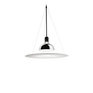 Flos - Frisbi - Pendellamper - Achille Castiglioni - Sølv,Hvit