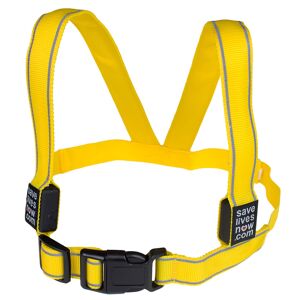 Save Lives Now Flash Led Light Vest Large Yellow M, Yellow