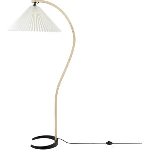 GUBI Timberline gulvlampe Oak-birch-white