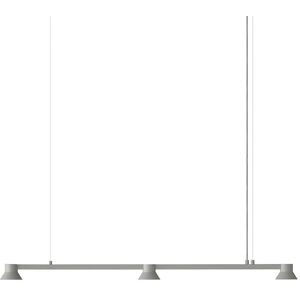 Normann Copenhagen Hat taklampe lineær liten Warm grey