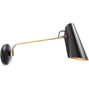 Northern Birdy vegglampe Sort-messing