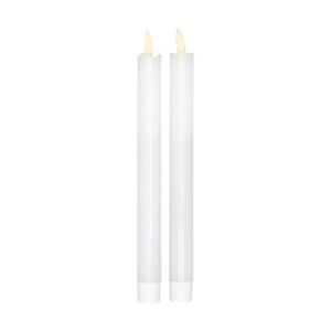 Scandi Essentials Bright LED-lys 25 cm 2-pakning Hvit