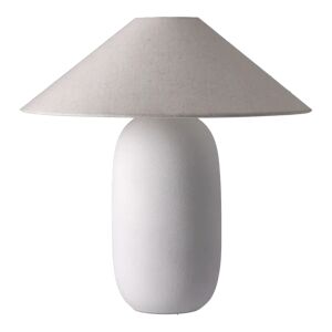 Scandi Living Boulder bordlampe 48 cm white-nature Lampefot