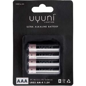 Uyuni Lighting Uyuni Batteri 4-pakning AAA