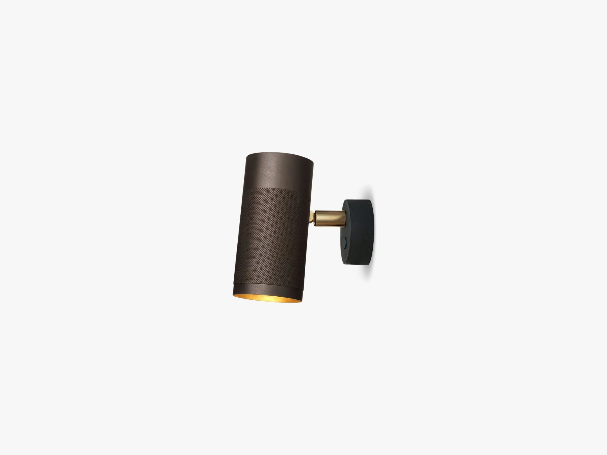 Thorup Copenhagen Patronvegglampe Liten, brunet fast messing