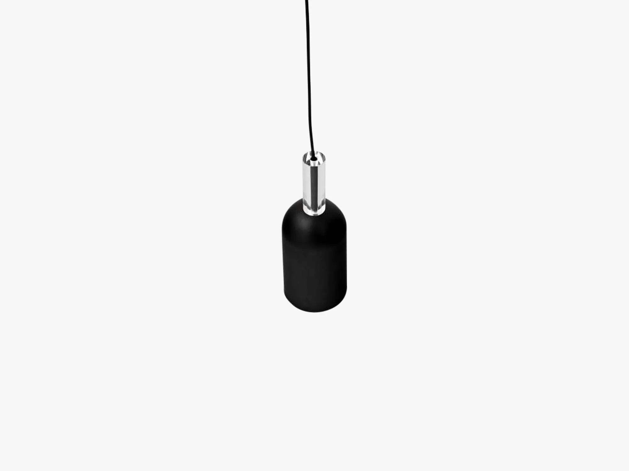AYTM Luceo Sylinderlampe, svart / klar