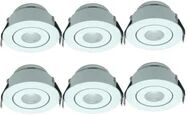 Lumens Capella flex 6x3W T-097 Mini LED-downlight sett hvit