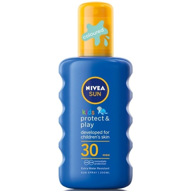 Nivea Sun Kids Protect & Play Colored Sun Spray SPF30 200 ml Solkrem