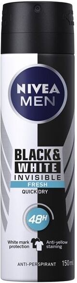 Nivea Men Invisible Black & White Fresh Deospray 150 ml Deodorant