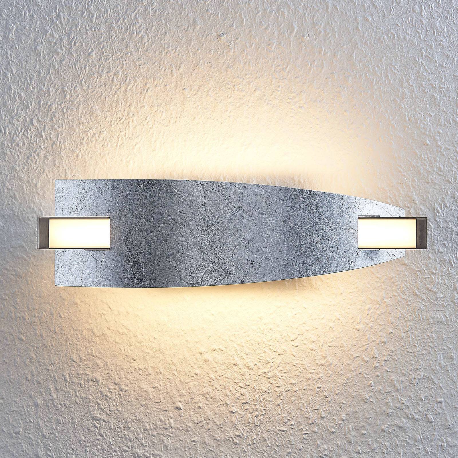 Lucande LED-bordlampe Marija i sølvfinish