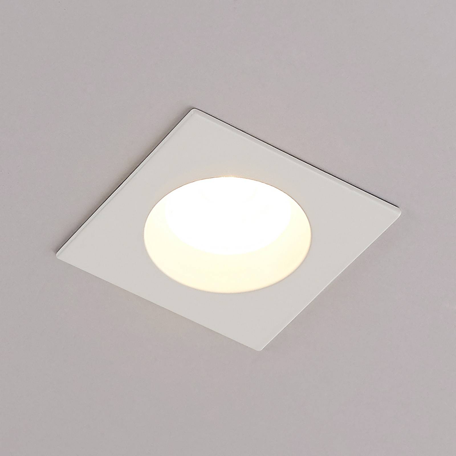 Arcchio Urdin LED-downlight kantet, IP65, 6,4W