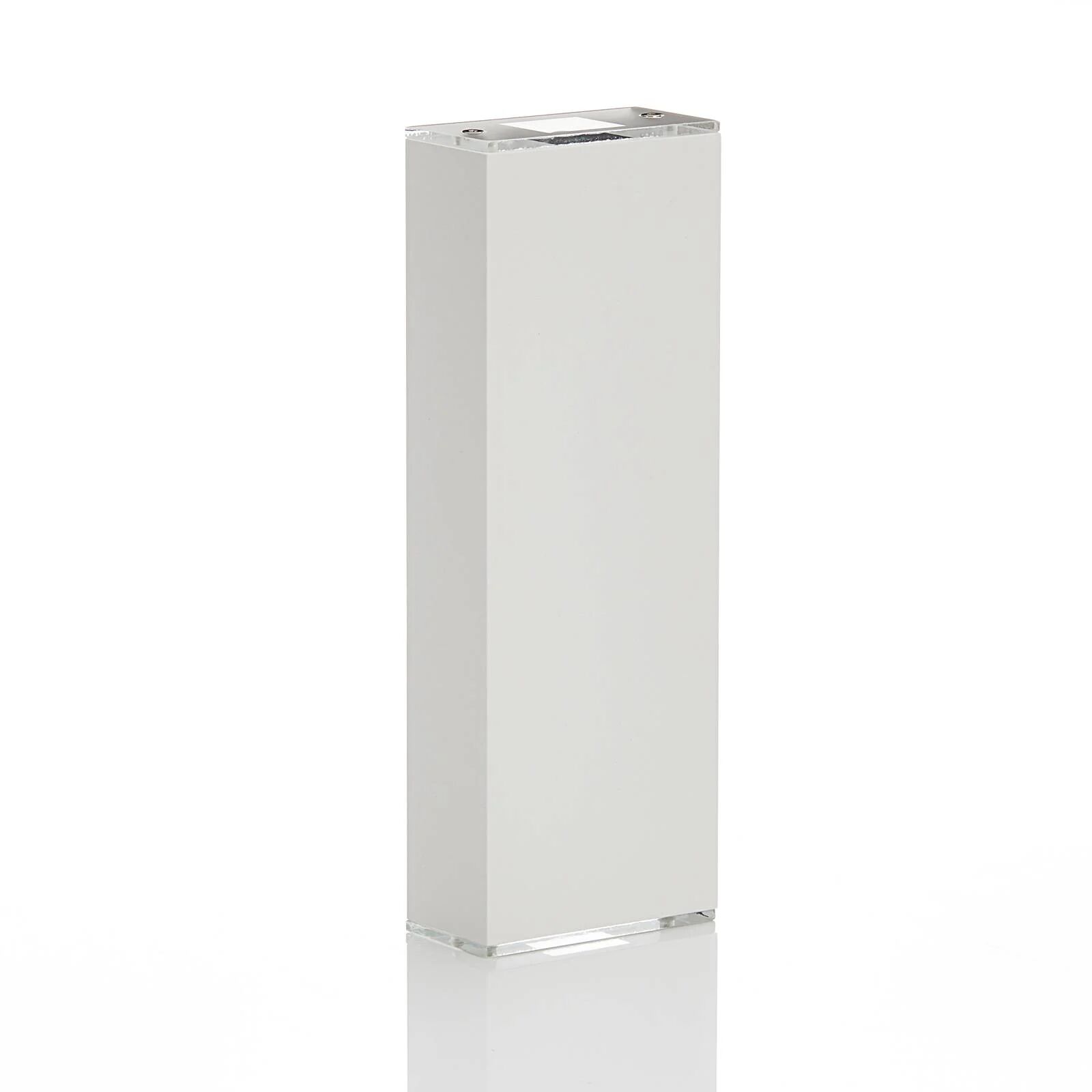 Lucande Anita LED-vegglampe hvit, høyde 26 cm