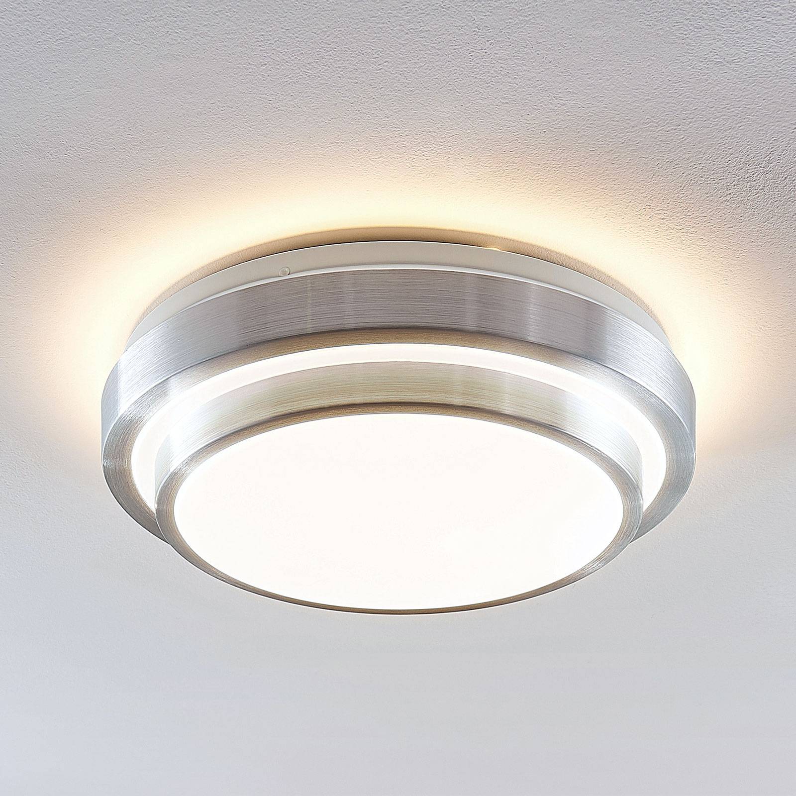 Lindby Naima LED-taklampe, rund, 34 cm