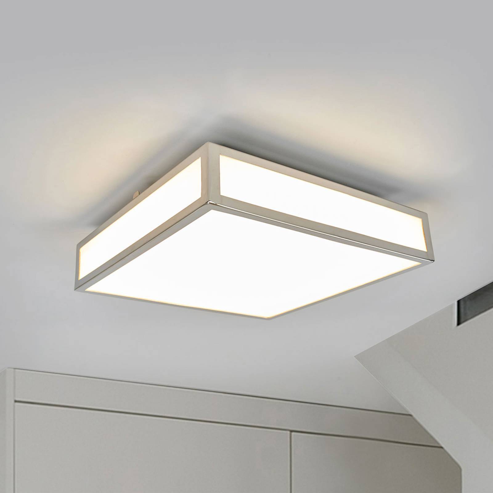 Lampenwelt.com Firkantet LED-taklampe Damiano