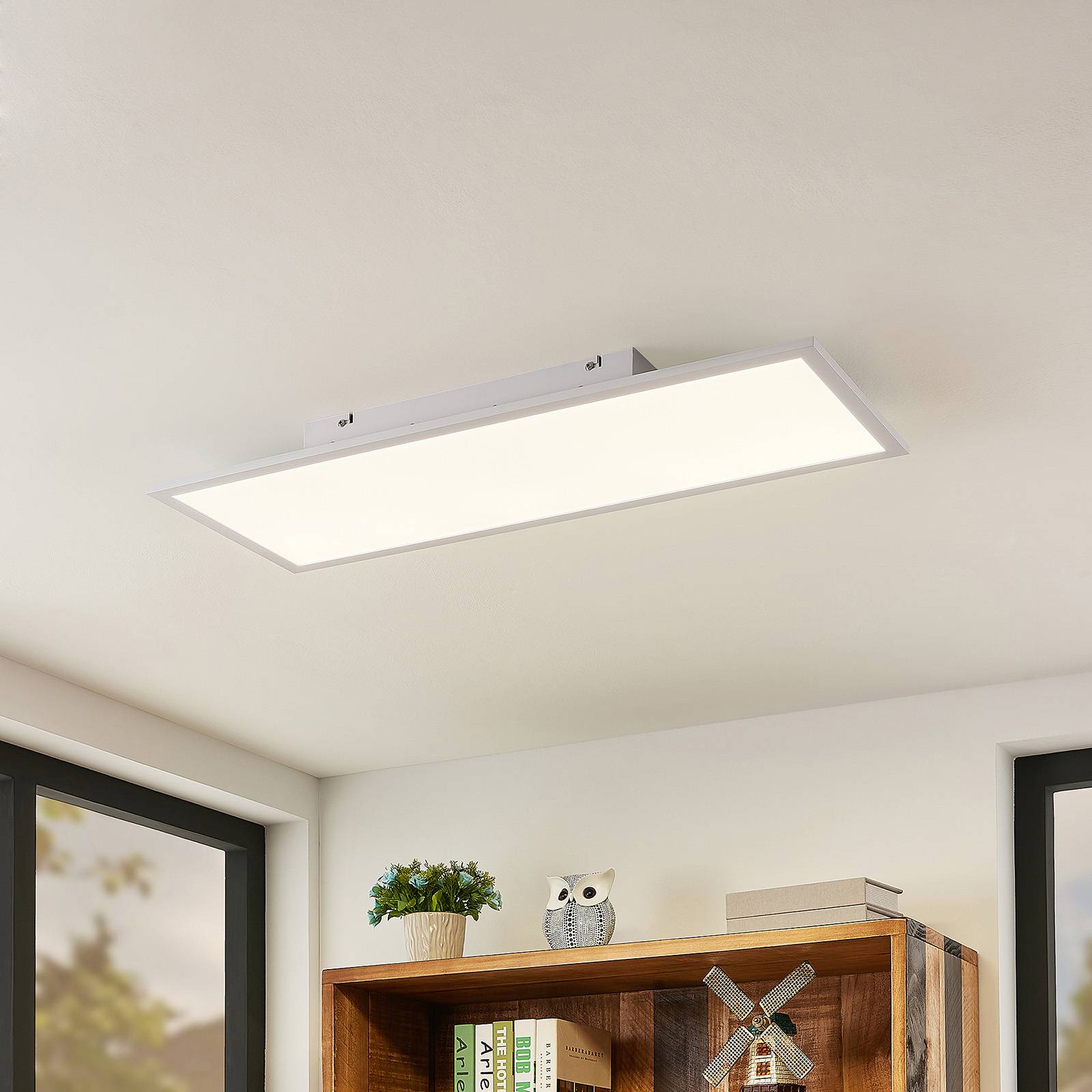 Lindby Quais LED-panel, 4 000 K, 30X80 cm