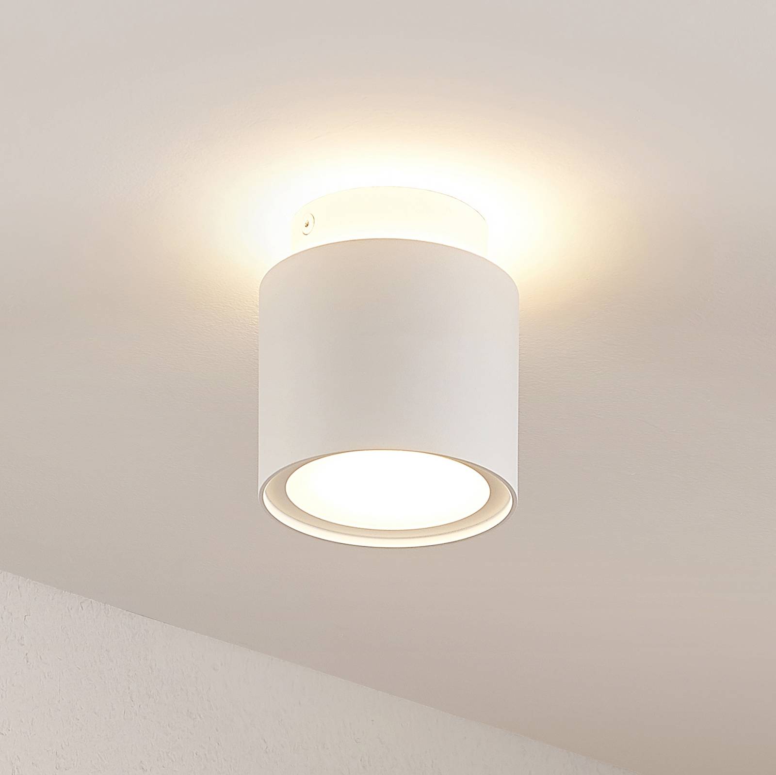 Arcchio Walisa LED-taklampe, melkeglass, hvit