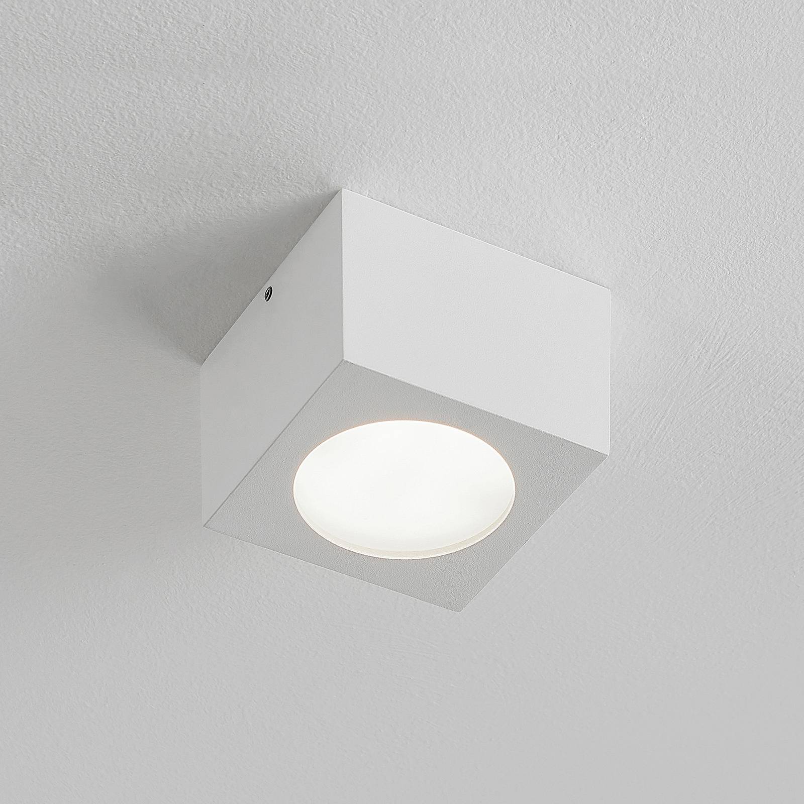 Arcchio Nieva downlight, GX53, hvit, kantet