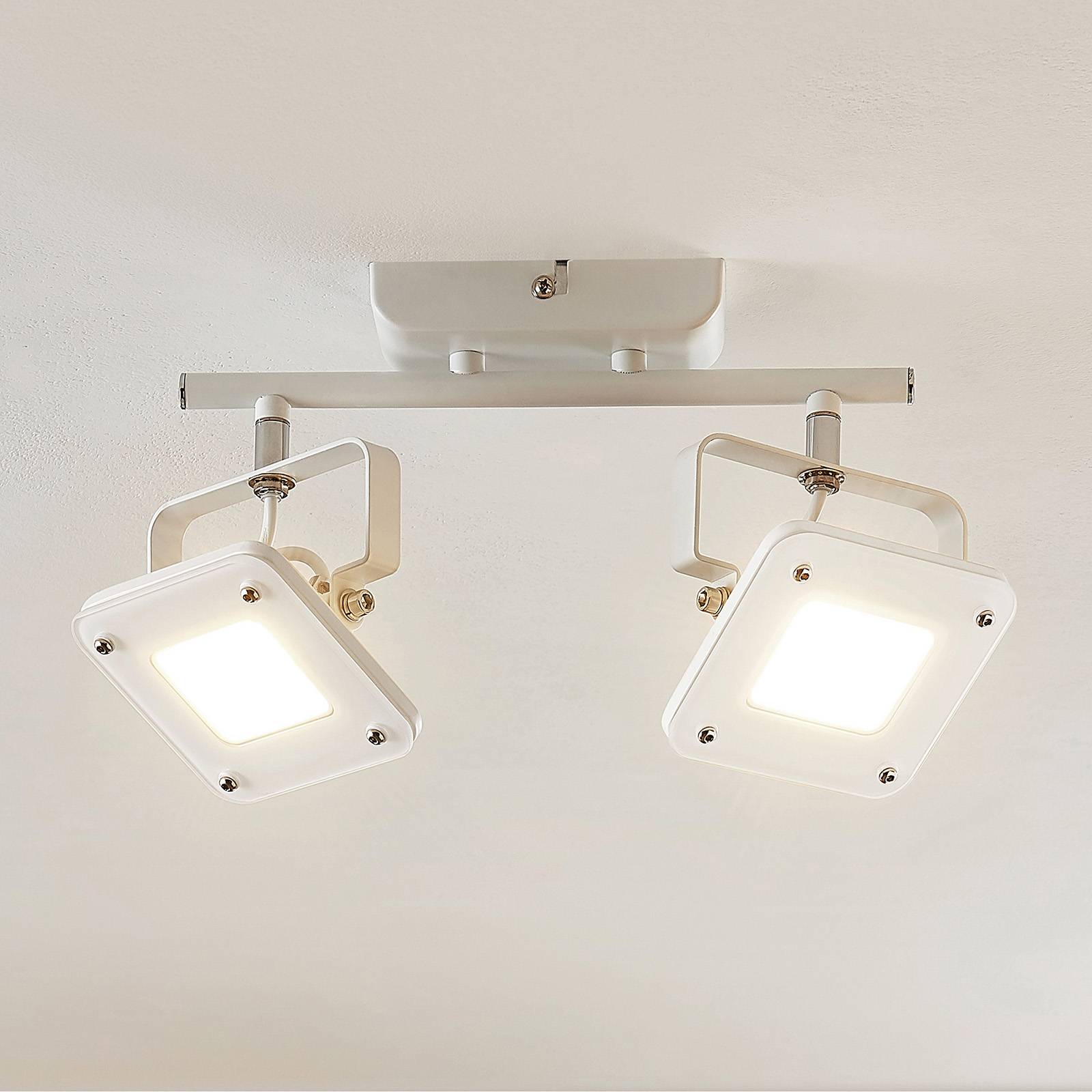 Arcchio LED-takspot Juliana, dimbar, 2 lyskilder