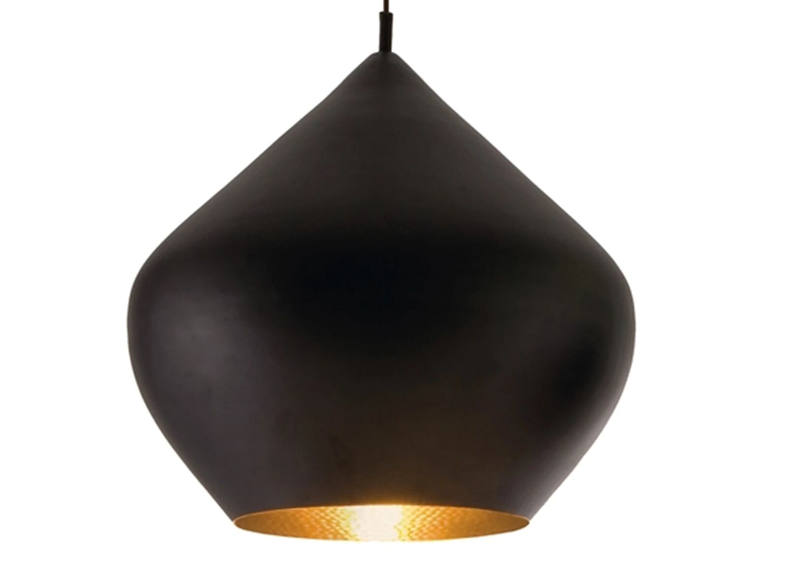 Tom Dixon Beat Light Stout LED Pendel Svart - Tom Dixon  svart  520 mm