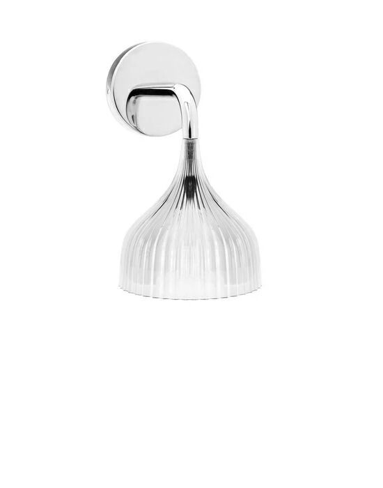 Kartell E' Vegglampe Krystall - Kartell  Krystal (Gennemsigtig)  135 mm