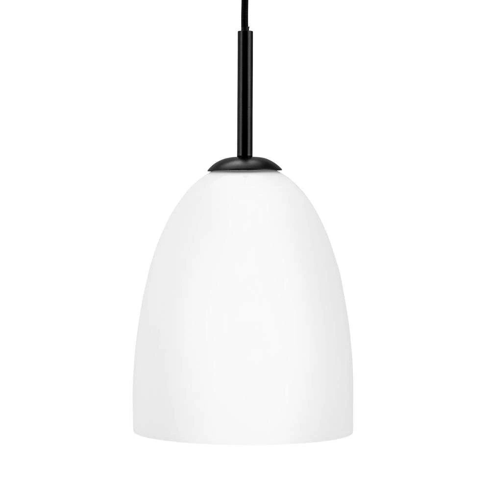 Dyberg Larsen Jazz Pendel Ø18 Opal/ Black - Dyberg Larsen  svart hvit  180 mm