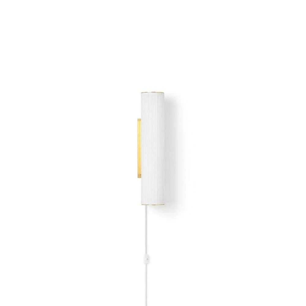 Ferm Living Vuelta Vegglampe 40 White/Brass - Ferm Living  messing hvit