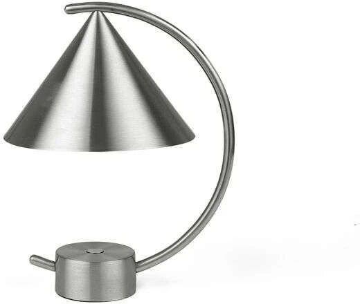 Ferm Living Meridian ToGo Bordlampe Brushed Steel - Ferm Living  Børstet Stål  170 mm