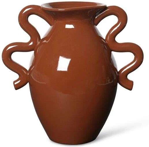 Ferm Living Verso Table Vase Terracotta - Ferm Living    180 mm