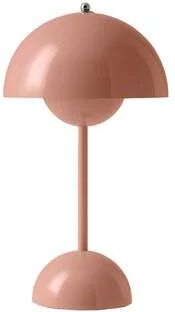 &Tradition Flowerpot VP9 Portable Bordlampe Beige Red - &Tradition  beige  160 mm