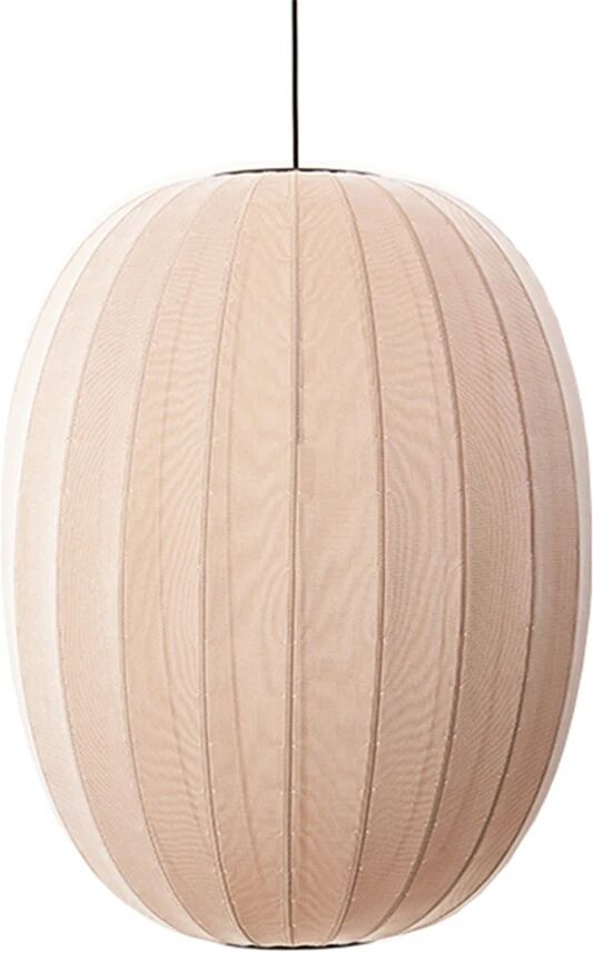 Made By Hand Knit-Wit 65 Høy Oval Pendel Sand Stone - Made By Hand  sand  650 mm