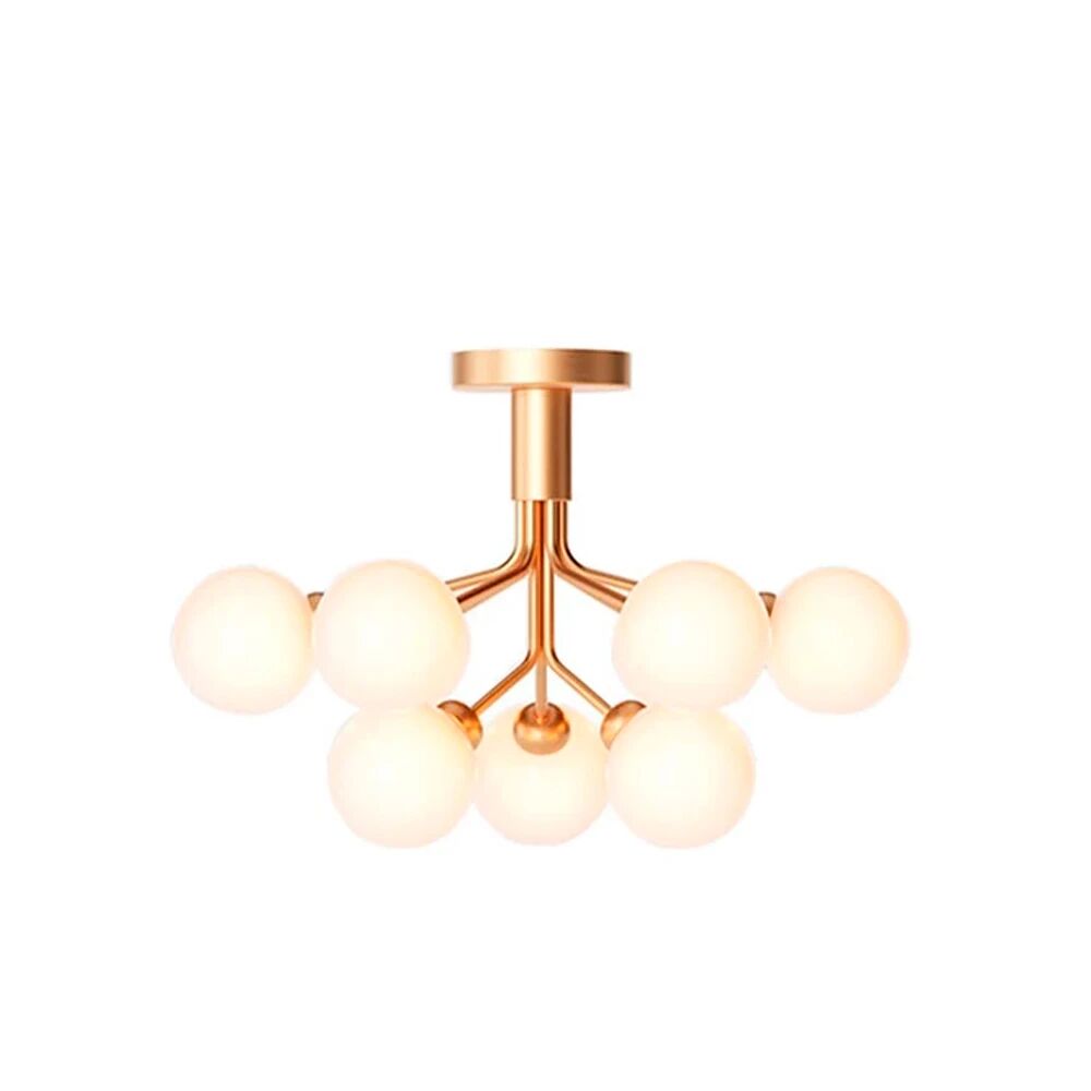 Nuura Apiales 9 Taklampe Brushed Brass - Nuura  messing hvit  390 mm