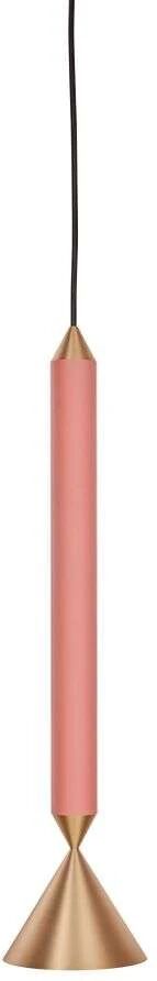 Pholc Apollo 39 Pendel Coral Pink/Polished Brass - Pholc    125 mm